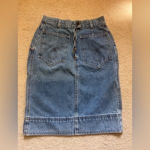 Vintage Denim Skirt
